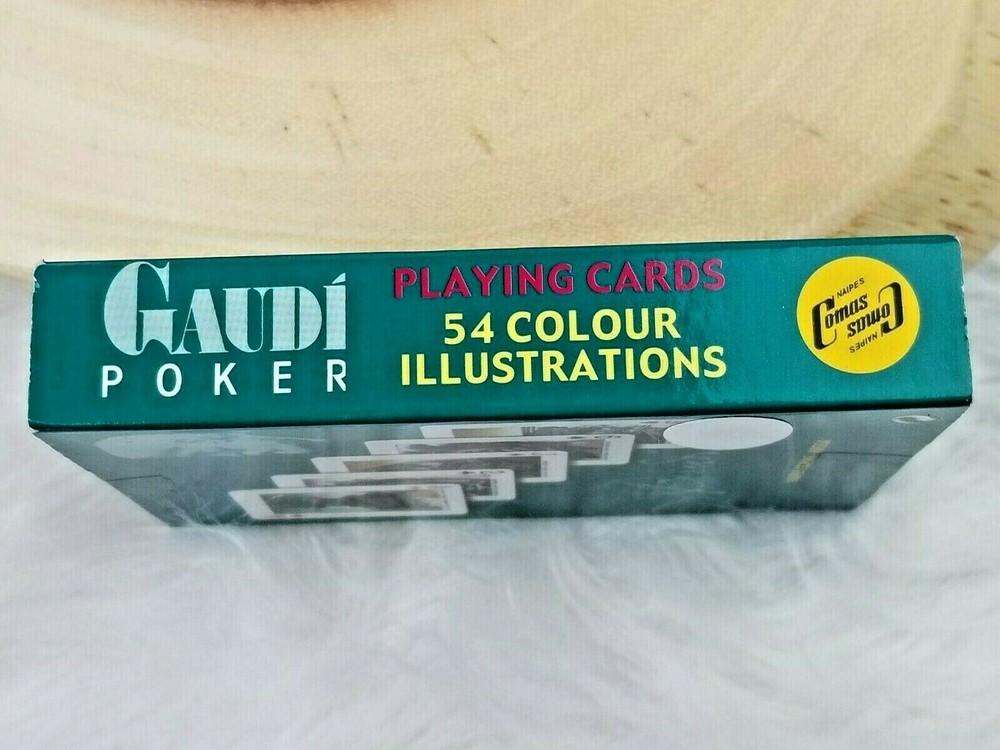 Gaudi Poker Playing Cards 54 Colour Illustrations