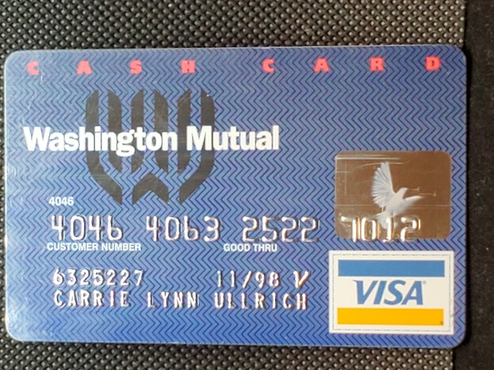 Washington Mutual Visa exp 1998   cc1431