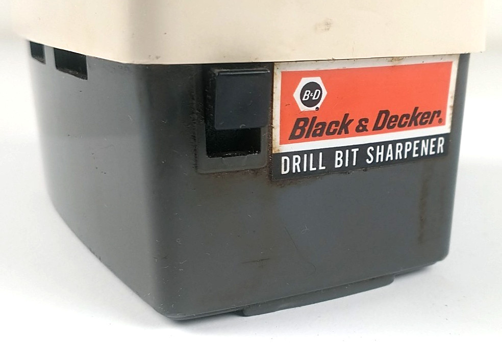 Black & Decker 7980 Drill Bit Sharpener Vintage Table Top FD1223