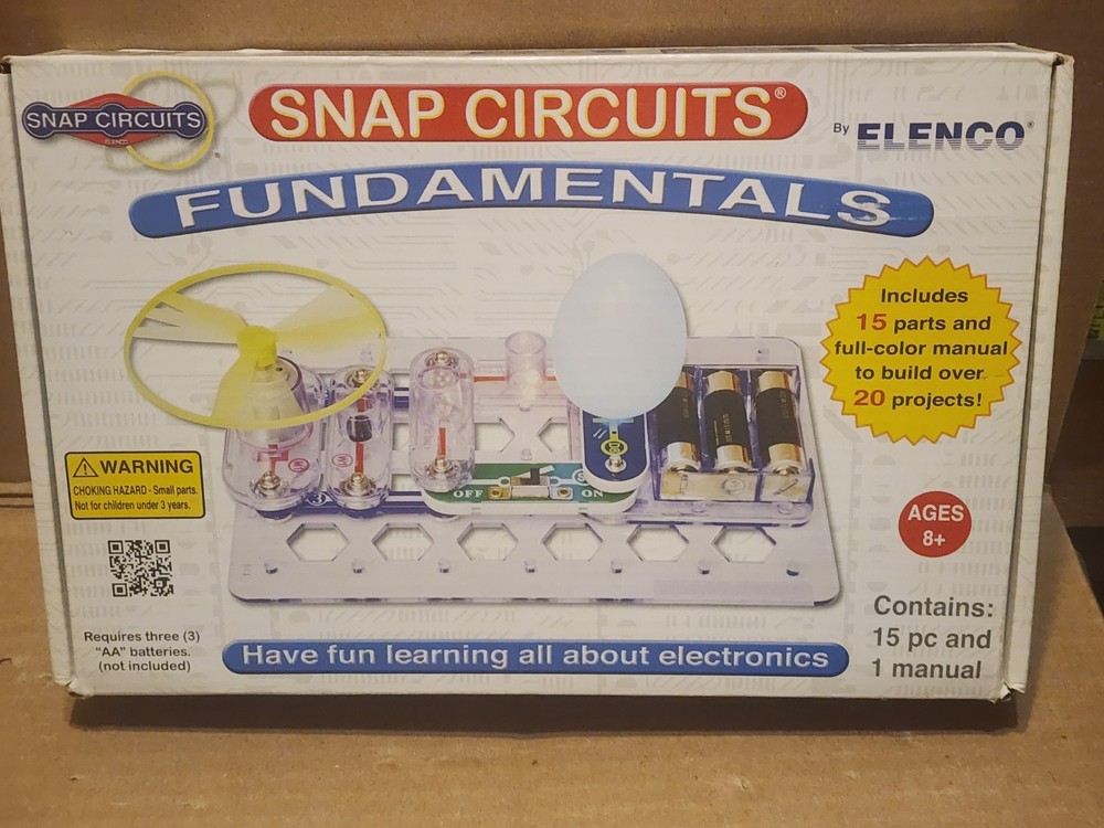 ELENCO SNAP CIRCUITS FUNDAMENTALS SCF-20 LEARNING ELECTRONIC BUILDING KIT SCF20