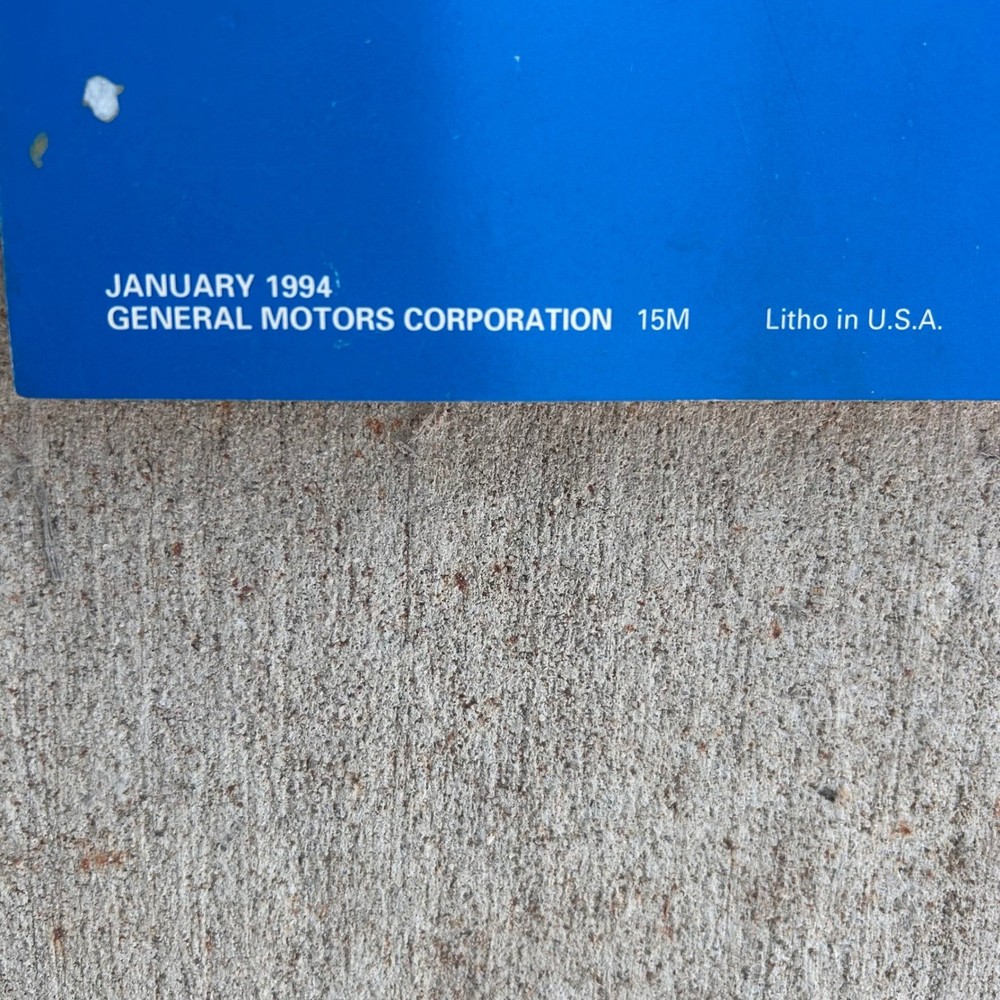 GM Powertrain Hydra-Matic 4T60-E Technician's Guide 3rd Edition Manual 1994