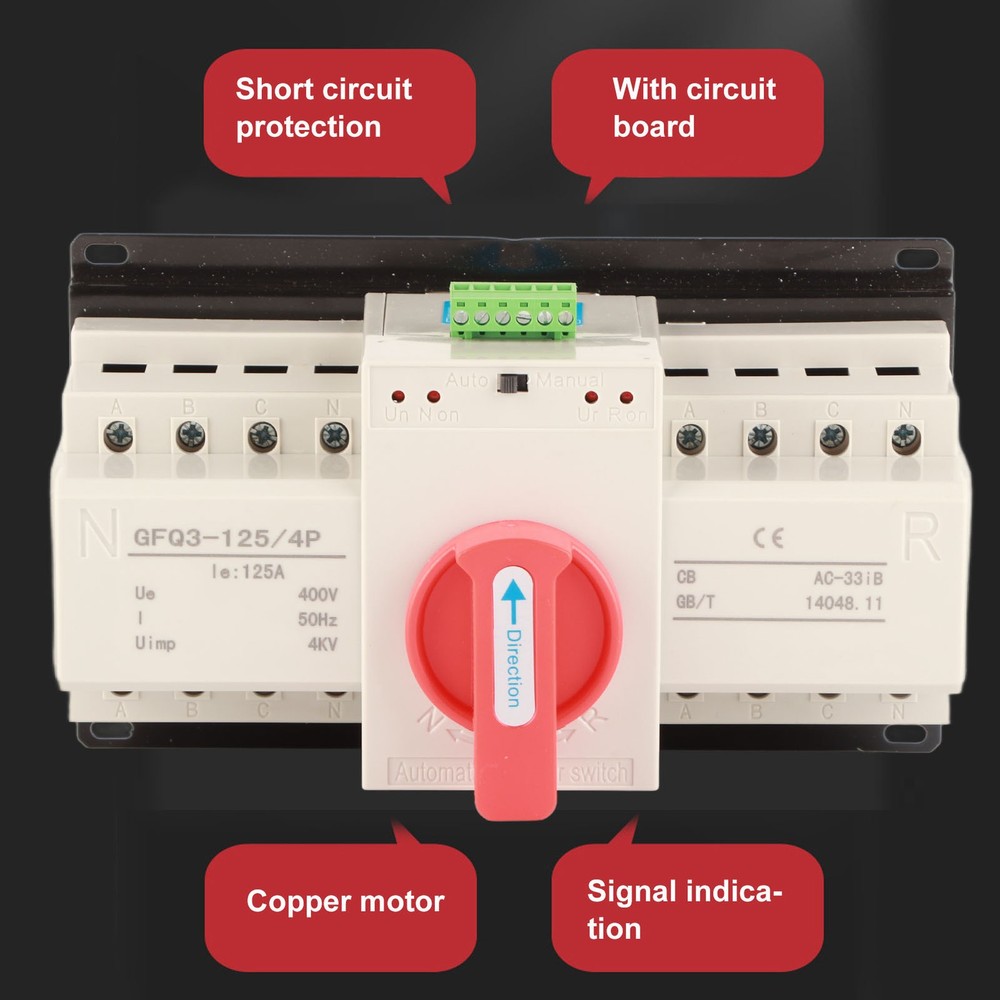 High Performance Automatic Transfer Switch For Generators