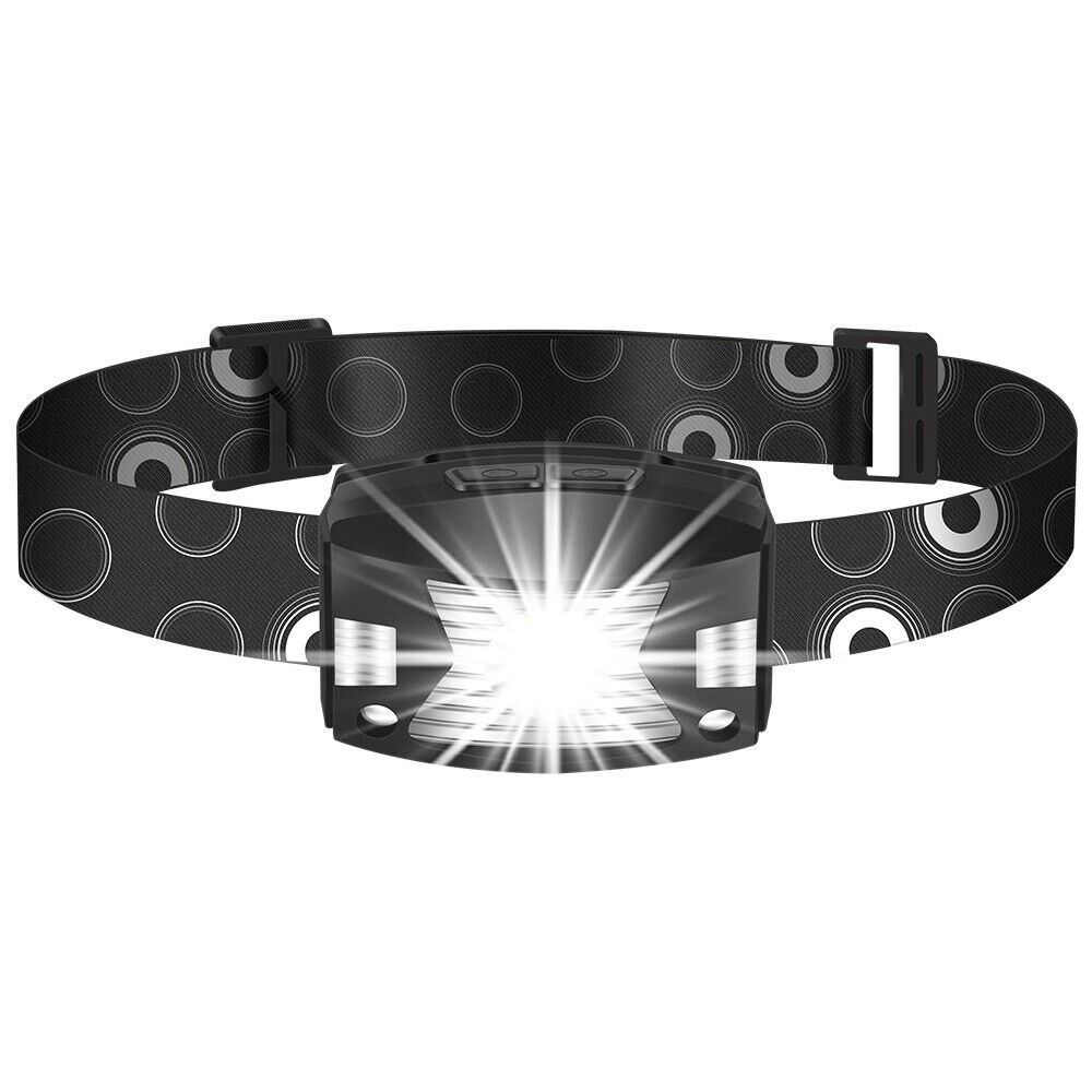 USB Rechargeable LED Headlamp Flashlight Headlight Head Torch Waterproof Sensor