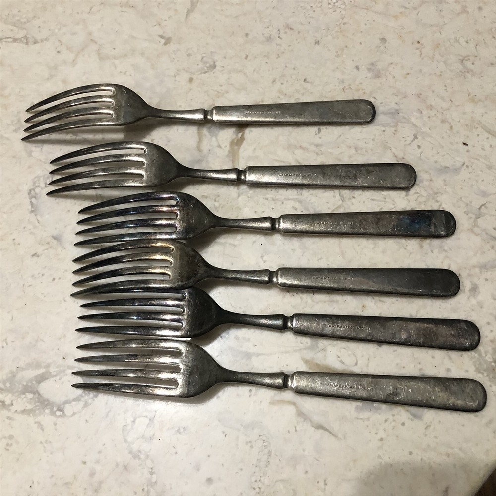 Warranted 16 DTW Forks Set of 6 Dinner Forks