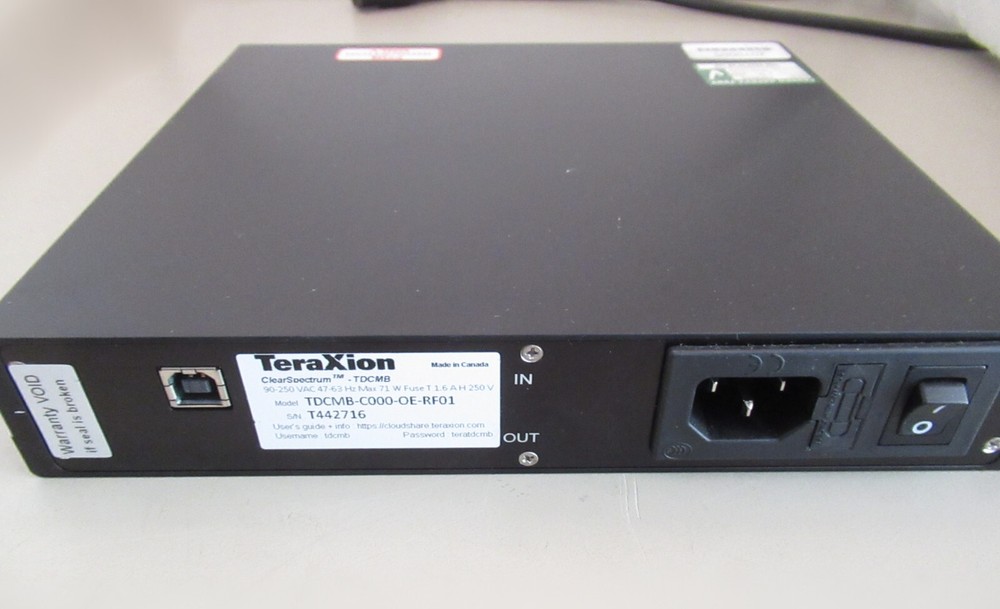 TeraXion ClearSpectrum TDCMB Tunable Dispersion Compensation Module