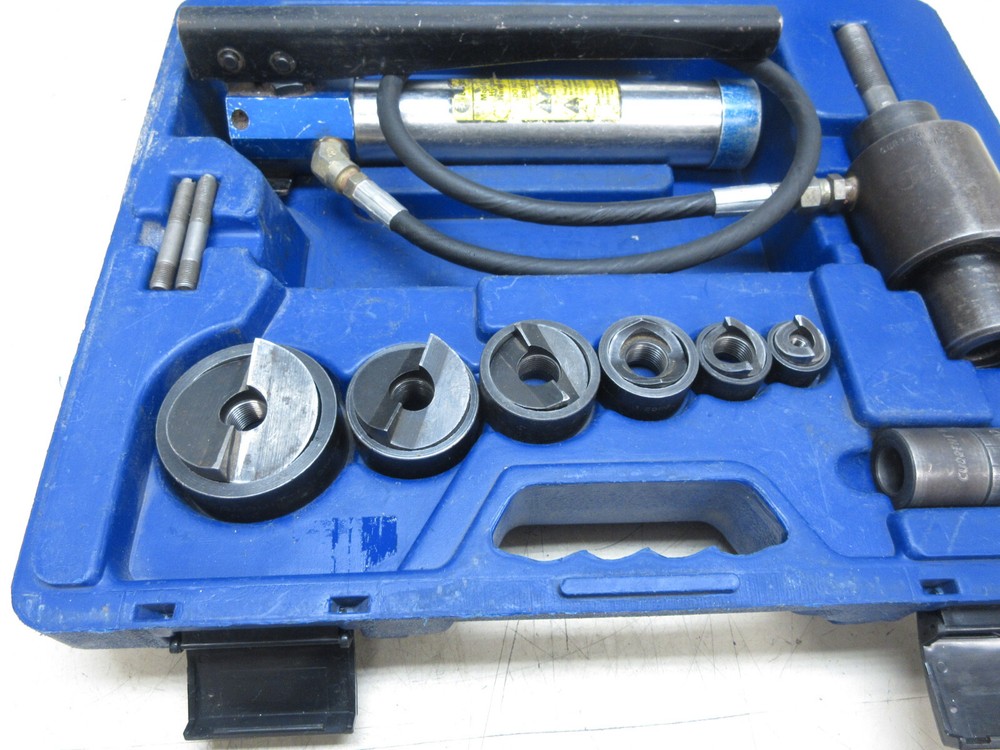 Current Tools 152PM 1/2' - 2" Hydraulic Knockout Punch / Driver Set Used