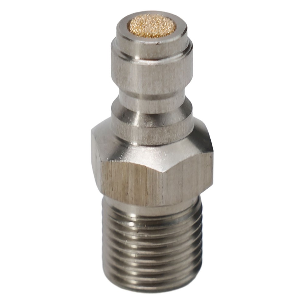 Efficient M10*1.0 Threaded PCPFittings 8MM Male Quick Disconnect Adapter