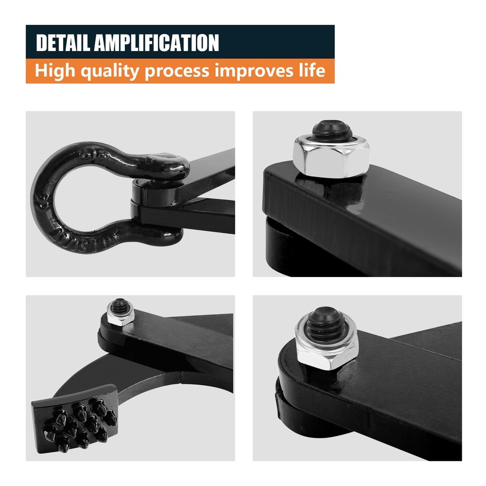 Pallet Puller Clamp 6000lbs Tree Tool, Stump 6000lbs, Black