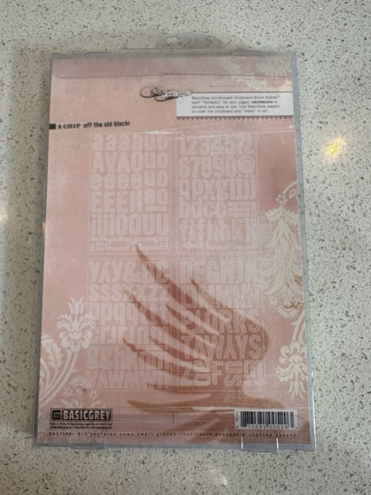 Basic Grey Undressed Chipboard- 6 Different Sets