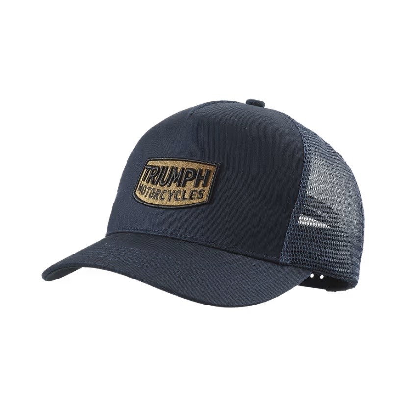 Triumph Motorcycles Dude Navy Trucker Hat - MCAS24301