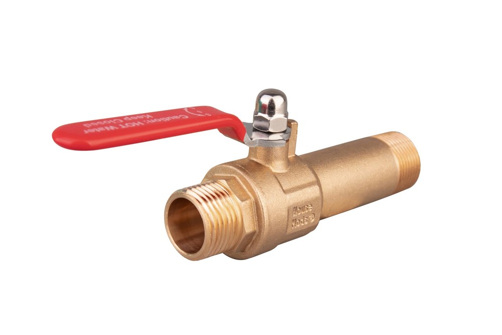 House Mods HMP012 Full Port Water Heater Straight Drain Valve(LF Compliant...