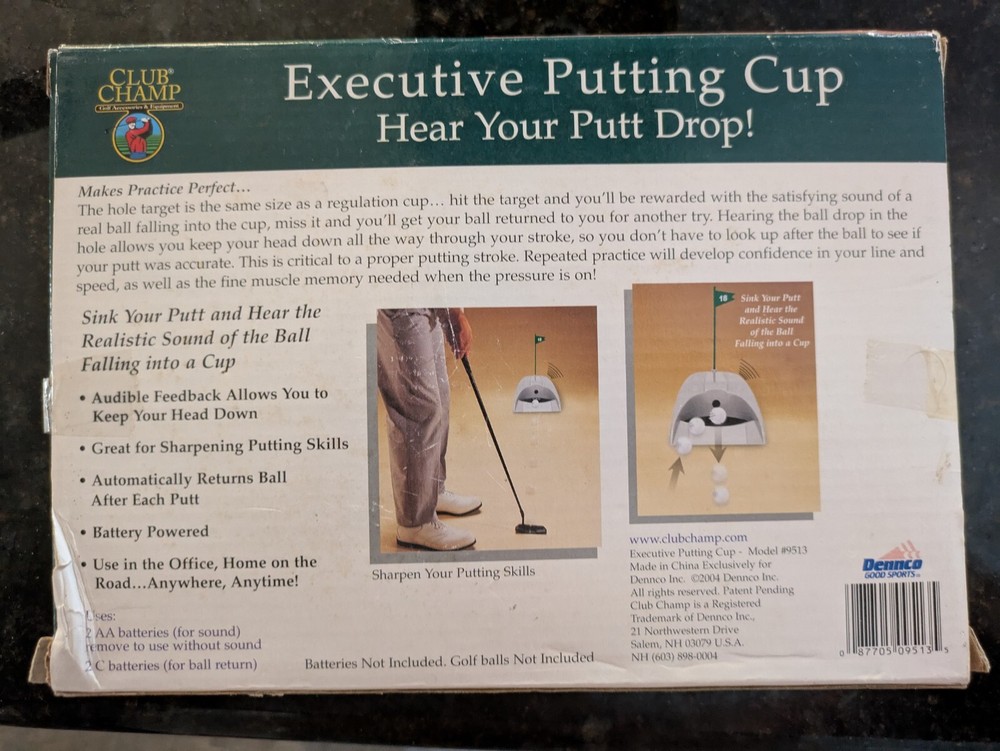 Club Champ Chip Executive Putting Cup