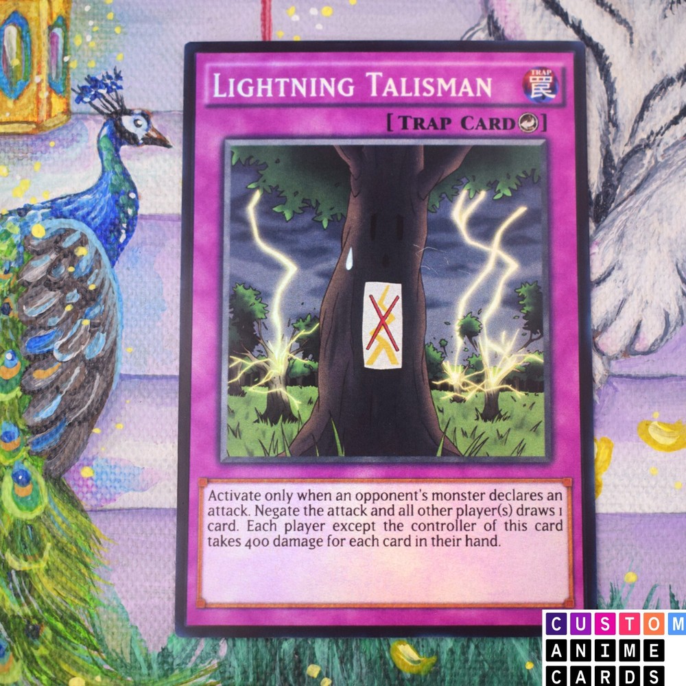 Lightning Talisman ANIME EFFECT HOLO card