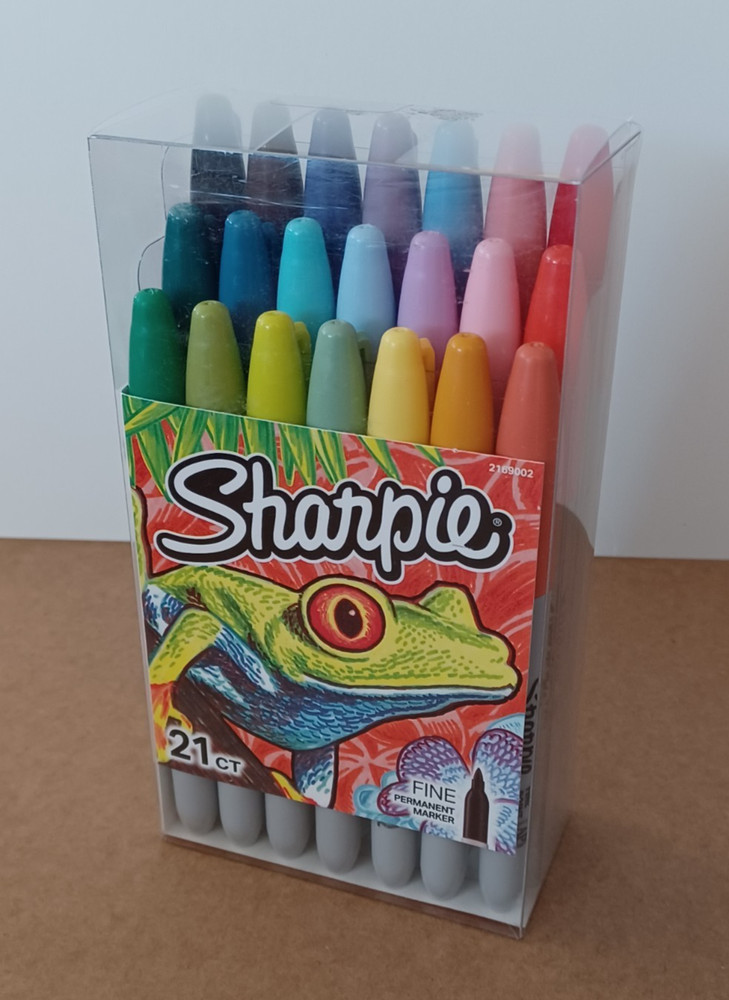 Sharpie Fine Point Permanent Markers 21 Ct.  Assorted Multi Color NEW  21 Pack