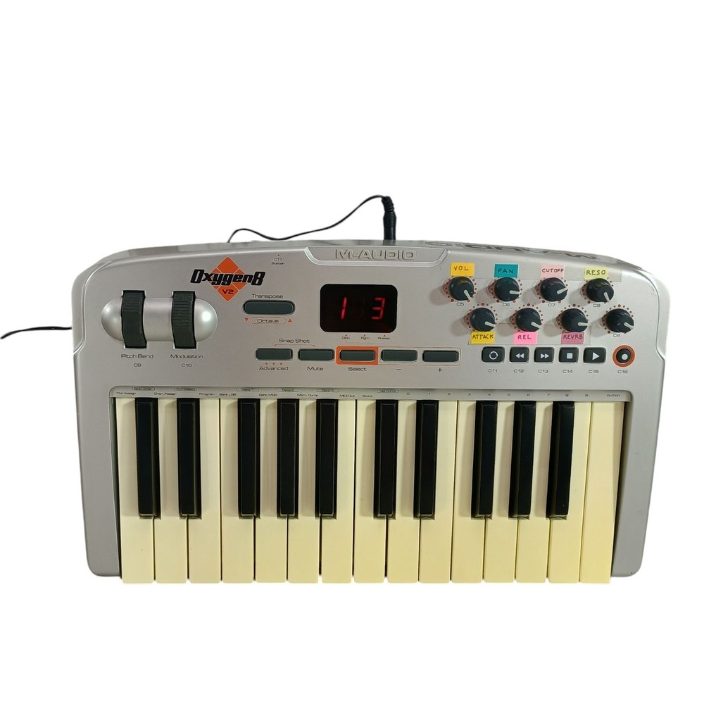 M-Audio Midiman Oxygen 8 25 key Controller MIDI - Keyboard Controller USB
