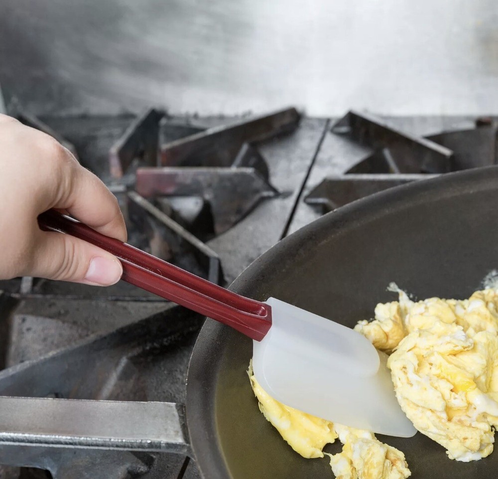 Thunder Group 16" Silicone Scraper, Heat Resistant White 16" Silicone Scraper