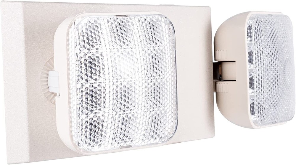 4 Pack LED Emergency Exit Light Adjustable 2 Head With Battery Back-up UL 924