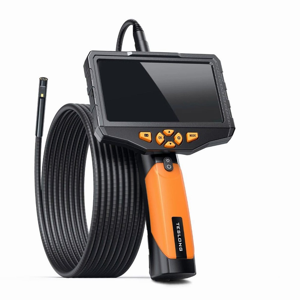 Triple Lens Borescope Inspection Camera Teslong Digital Video Scope Camera 16ft