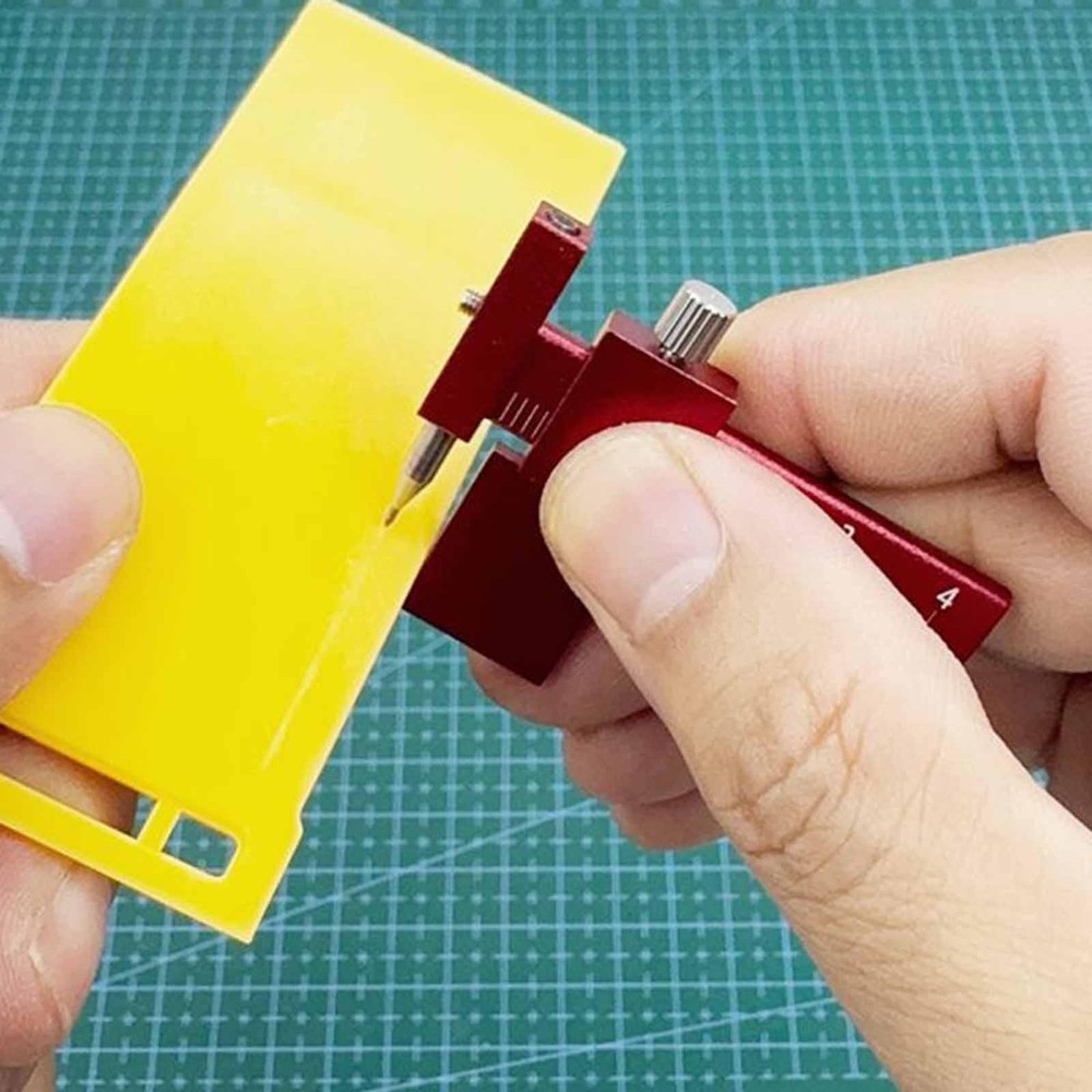 Auxiliary Ruler Woodworking Scriber Isometric Parallel Scribe