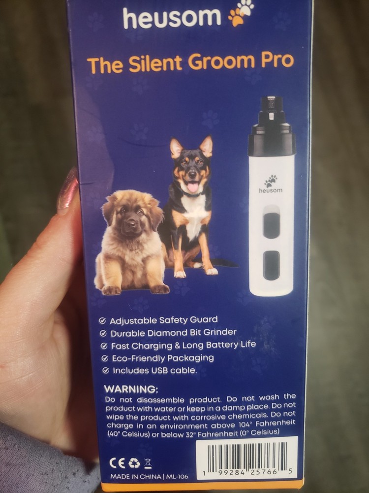 Heusom Silent Groom Pro Nail Grinder