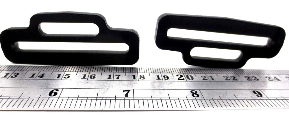 Fits 2" & 1" Wide Straps, Durable Plastic Fastener For Webbing Straps
