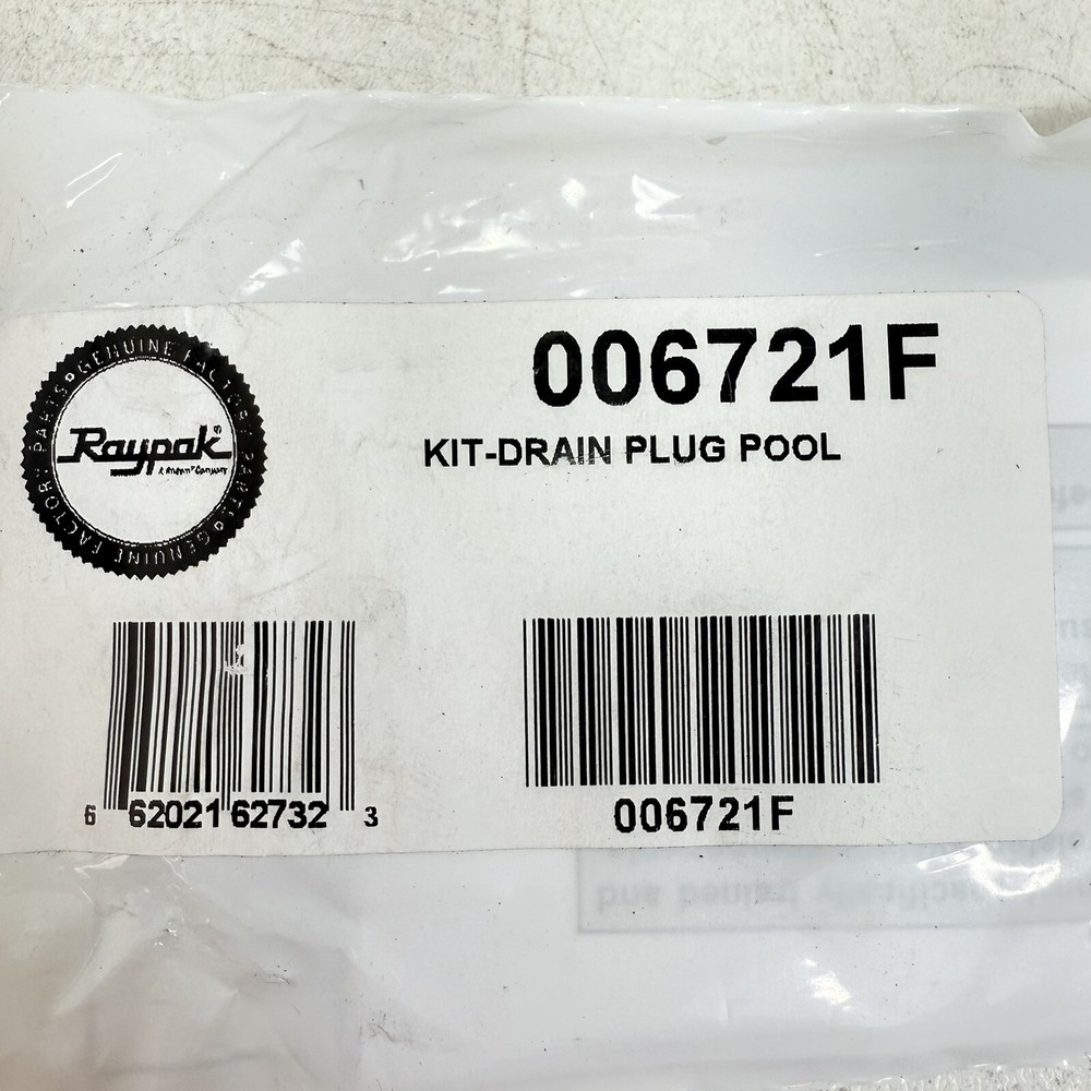 Raypack 006721F Drain Plug Cap Kit