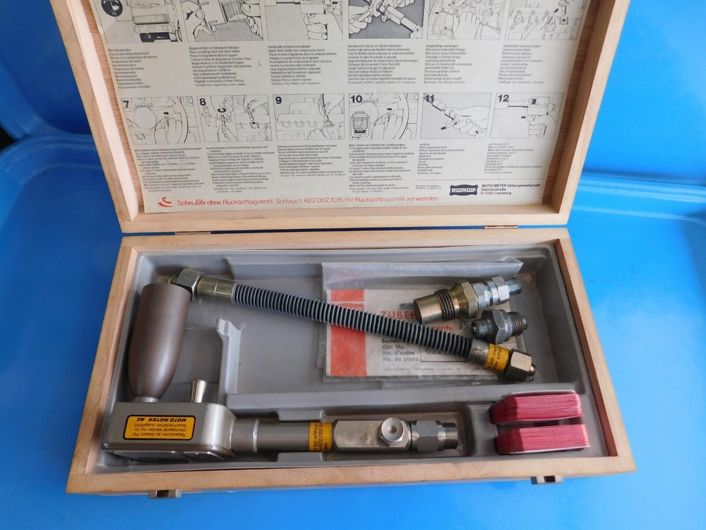 USED, "MOTOMETER"  DIESEL  COMPRESSION GAUGE SET, #623 002 1002