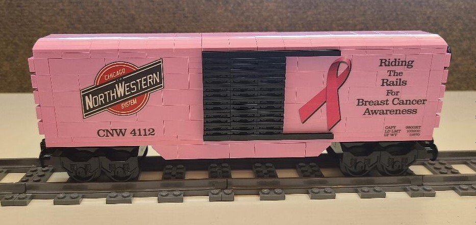 Custom Train North Western Cancer Boxcar -PLEASE READ ITEM DESCRIPTION-