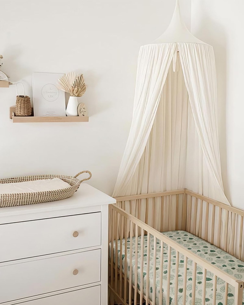 Blissful Diary Muslin Crib Sheets 2 Pack, Monstera & Dark Green
