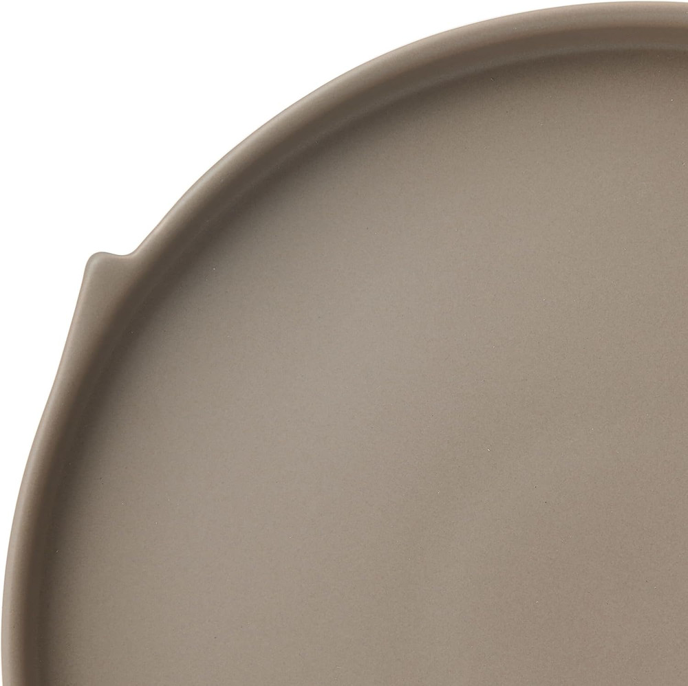 Taupe 12-Piece Stoneware Dinnerware Set for 4 - Stylish & Durable
