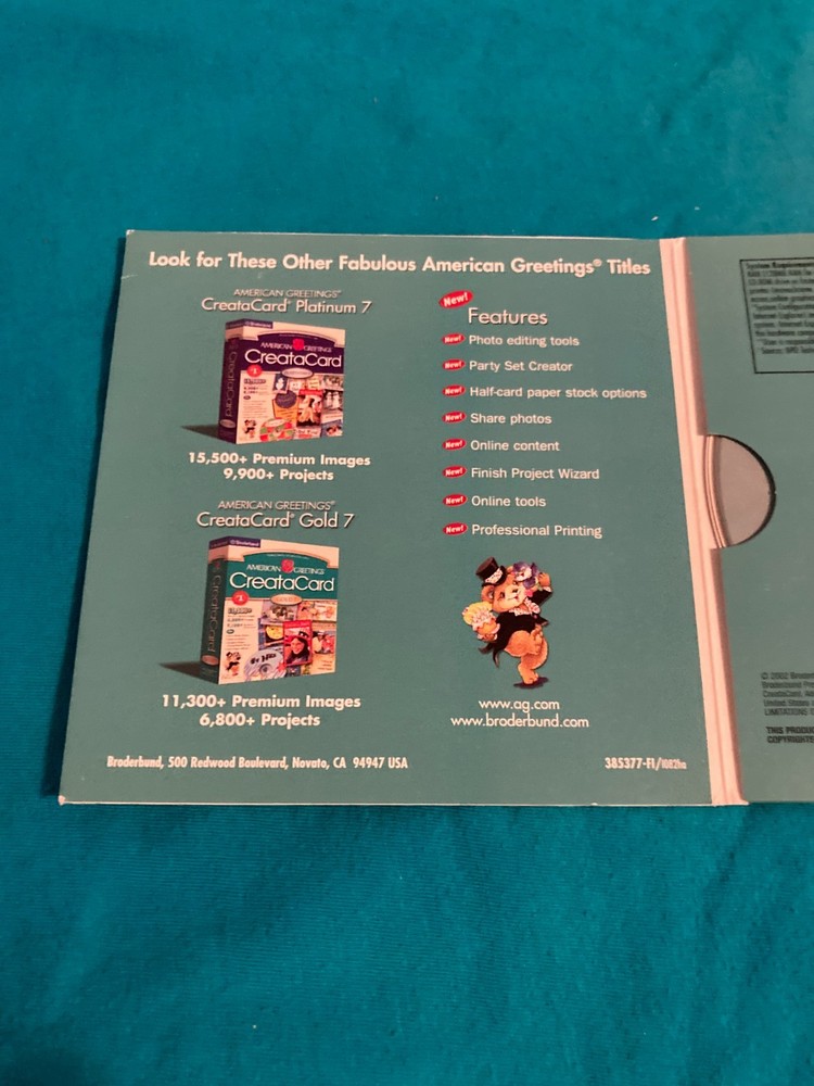 American Greetings Scrapbooks And More CD Version 7