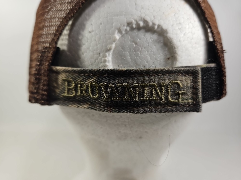 Browning Mossy Oak Hat Cap Camo Mesh Adjustable