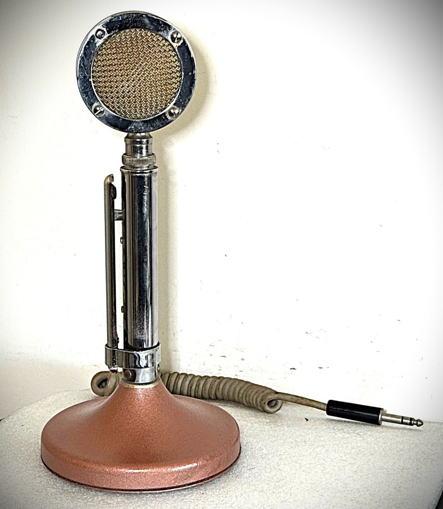 Vintage 1960's Astatic D-104 Dynamic Microphone-modified, working great (d8)