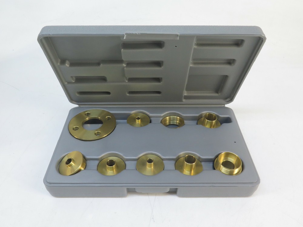 Pioneer 10 Piece Solid Brass Template Guide Kit With Adaptor