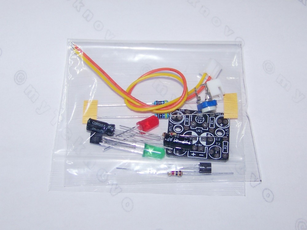 4x mini DUAL LED Flasher KIT Blinker Adjustable BLACK PCB - USA