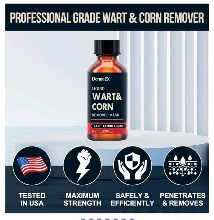 DermaEX Liquid Wart & Corn Remover Mask