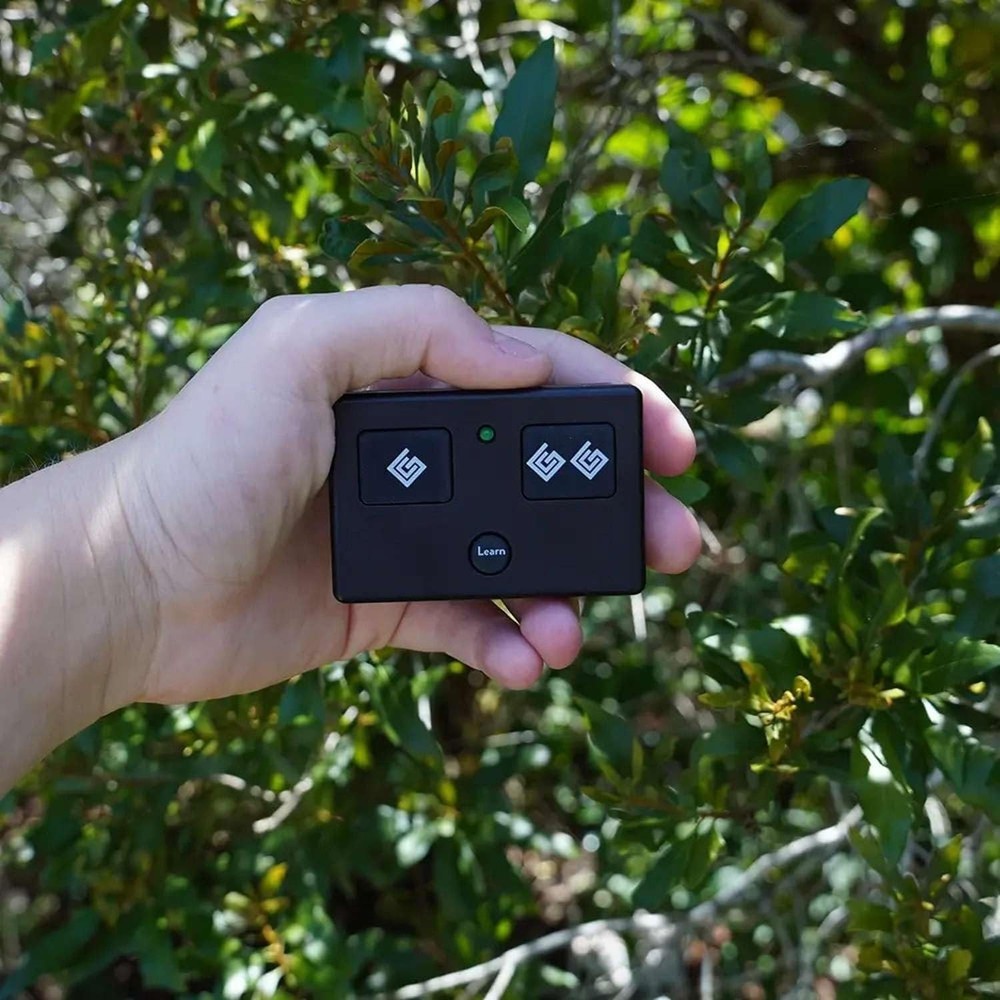 Ghost Controls Compatible 3-Button Gate Remote - Battery Status & Partymode