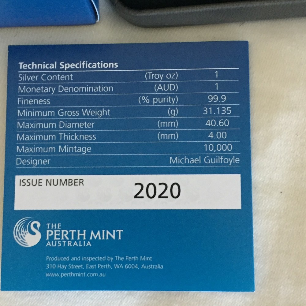 Perth Mint - Australian Koala 2014 1oz Silver Gilded Edition