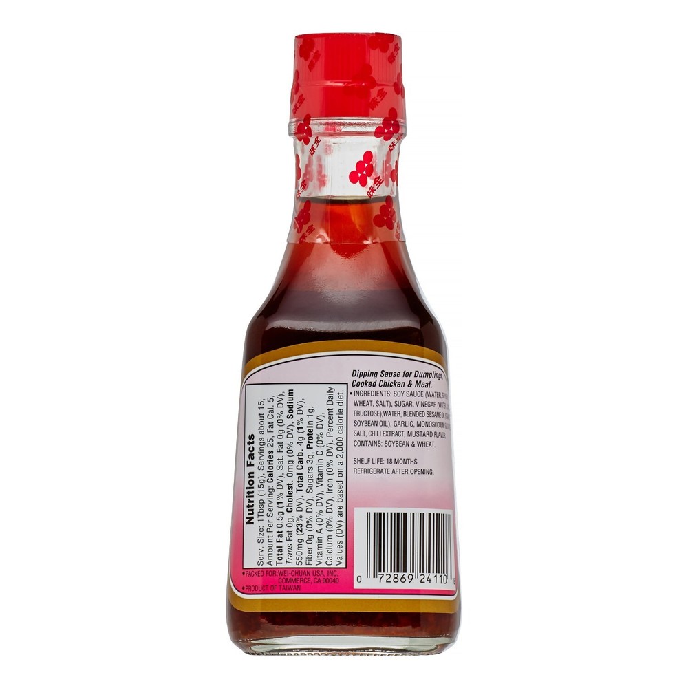 Wei-Chuan Dumpling Sauce Hot 6.5 oz