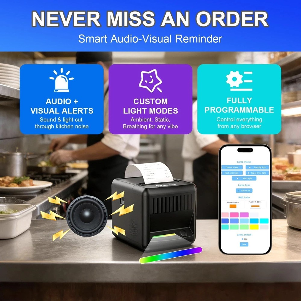 Milestone P80E Thermal Receipt Printer