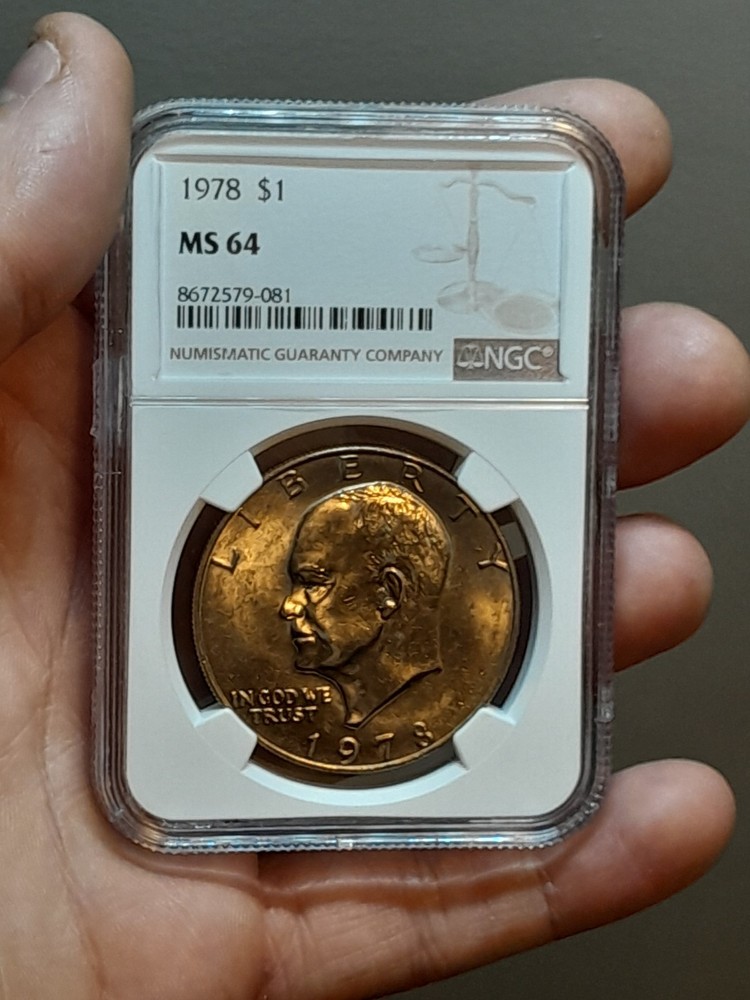1978 Eisenhower Ike Dollar NGC MS-64