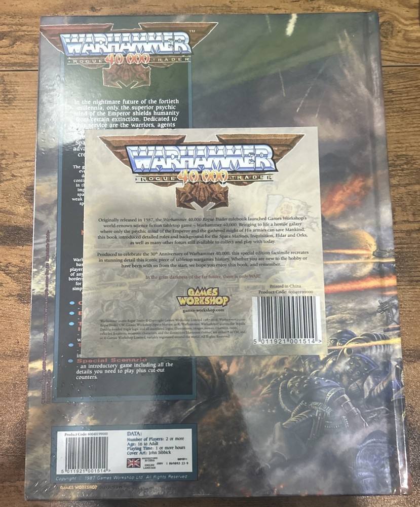 Warhammer 40,000 Rogue Trader Core Rules (Reissue) Sealed