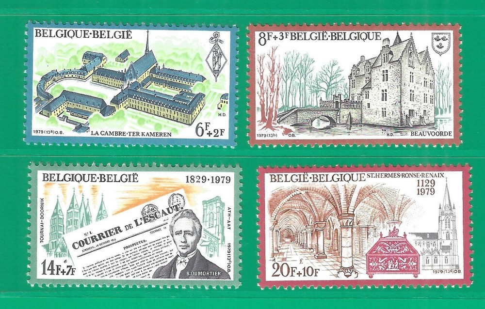 Belgium 1979 mint stamps MNH(**) Architecture