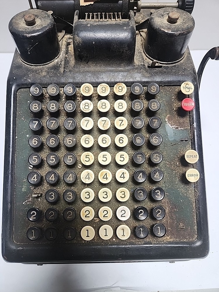 Antique Burroughs Portable Adding Machine