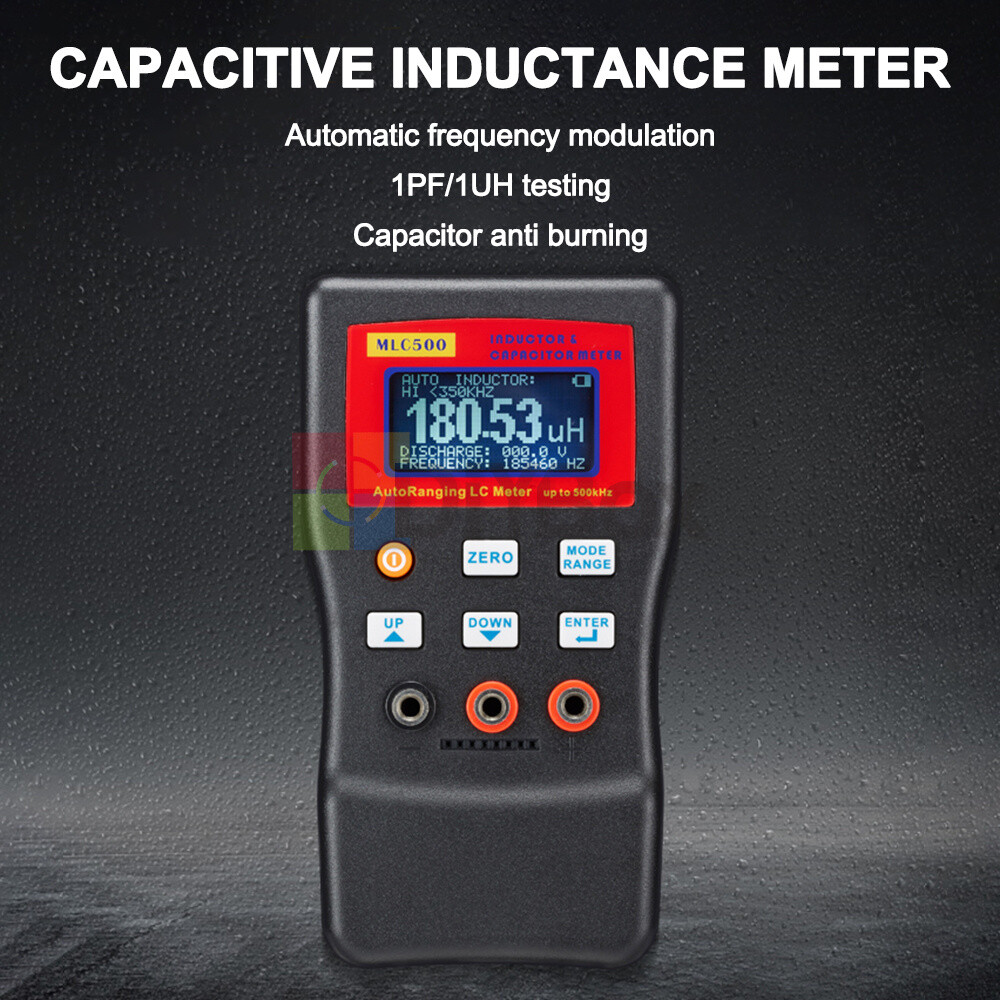 MLC500 High Precision Digital Auto-Range Capacitance Inductance Meter Anti-burn