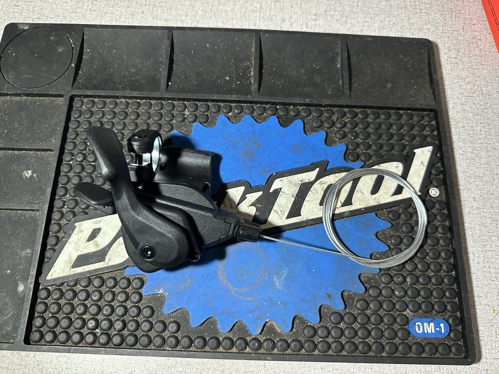 Microshift Mezzo 3 Speed Left Trigger Shifter Black New
