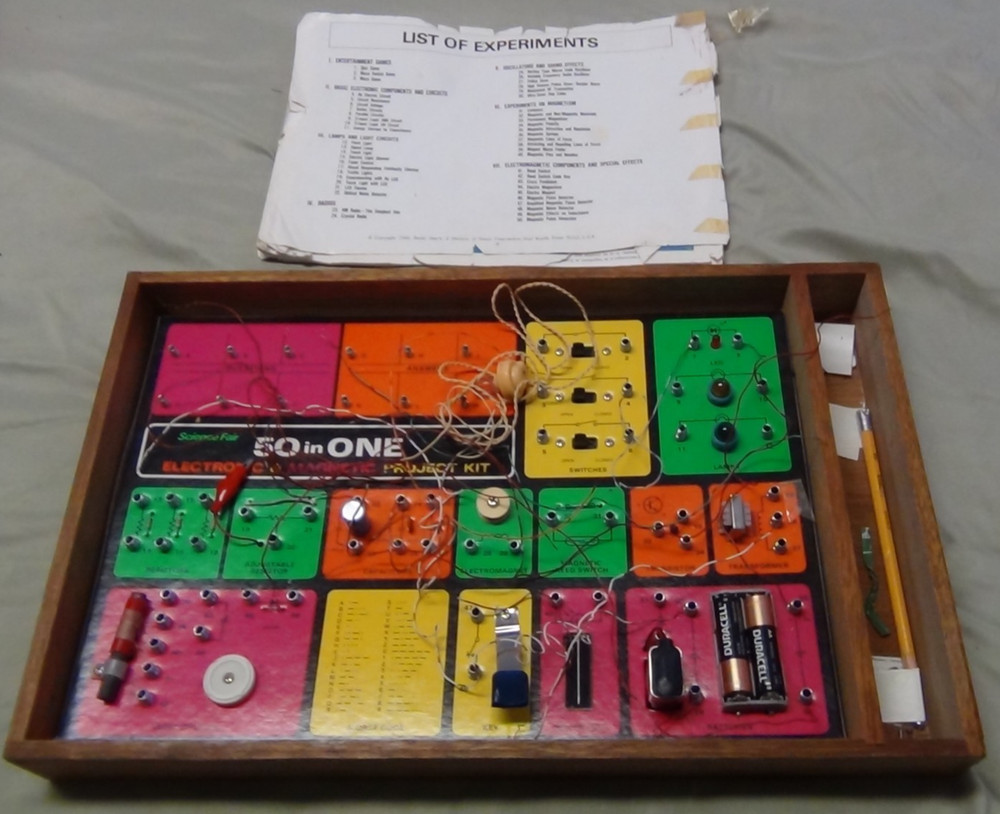 Science Fair, 50 in One Electronic Project Kit