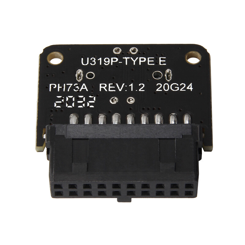 Motherboard Expansion Card USB3.0 Front 19PIN to 3.1 TYPE-C Front Type-E Adapter