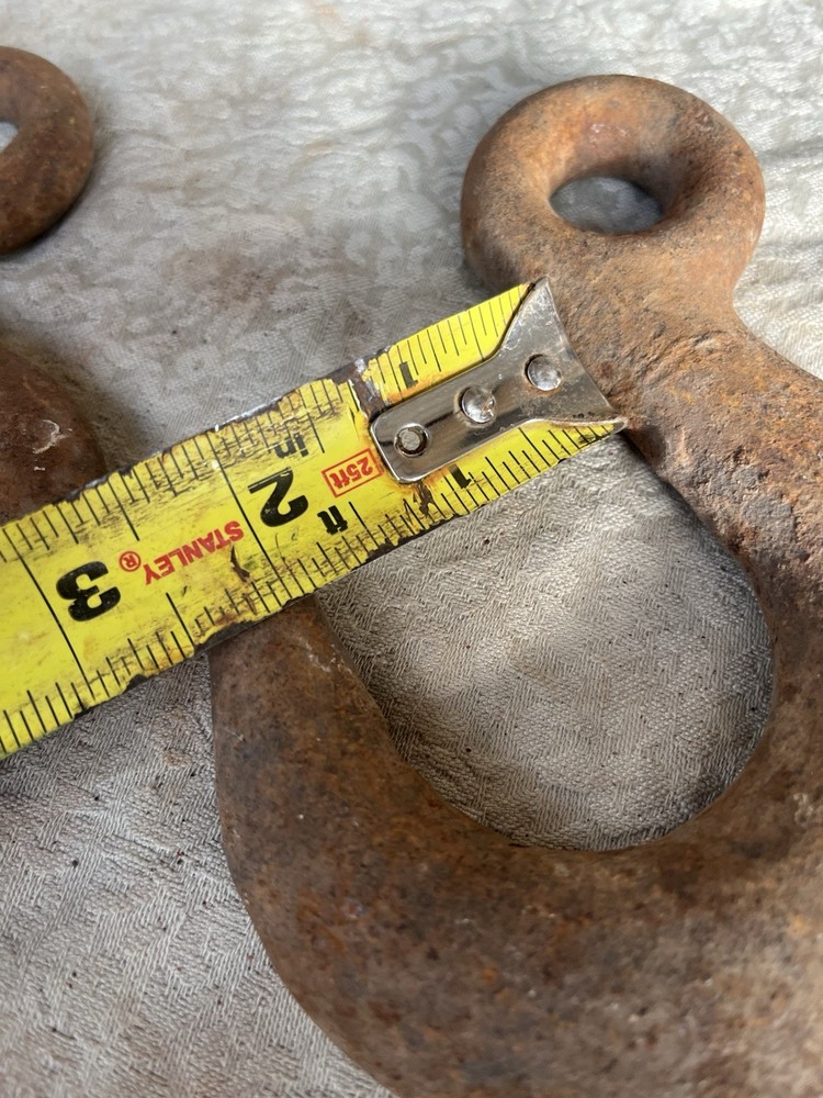 2 Old 6” Long Hooks Good Condition
