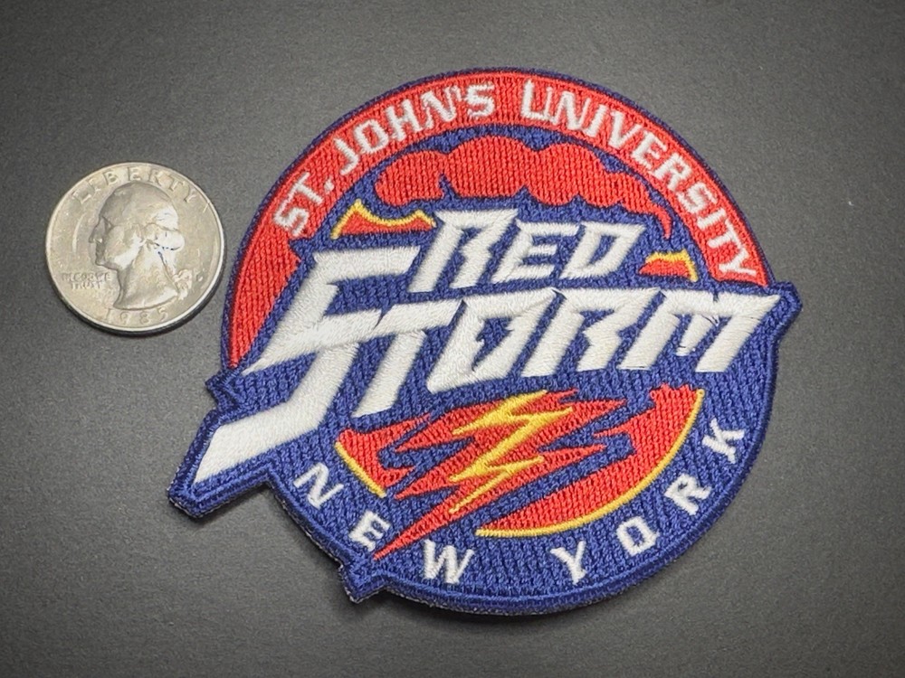 St John’s University Red Storm Embroidered Iron On Patch